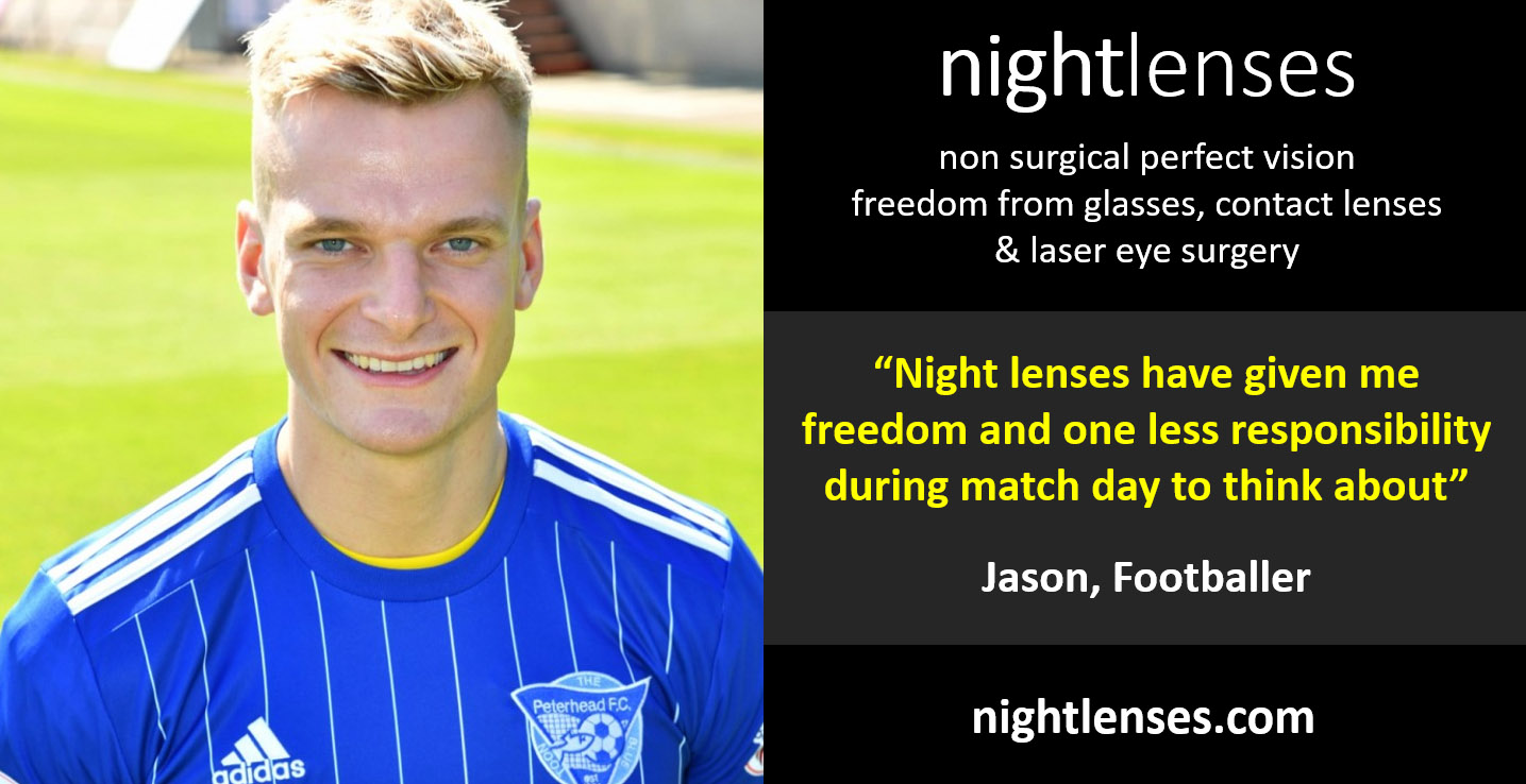 Night lenses - Orthokeratology ortho-k sleep contact lens - I wish I knew about them years ago - Jason footballer