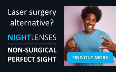 Night lenses as an alternative to laser eye surgery (lasik)