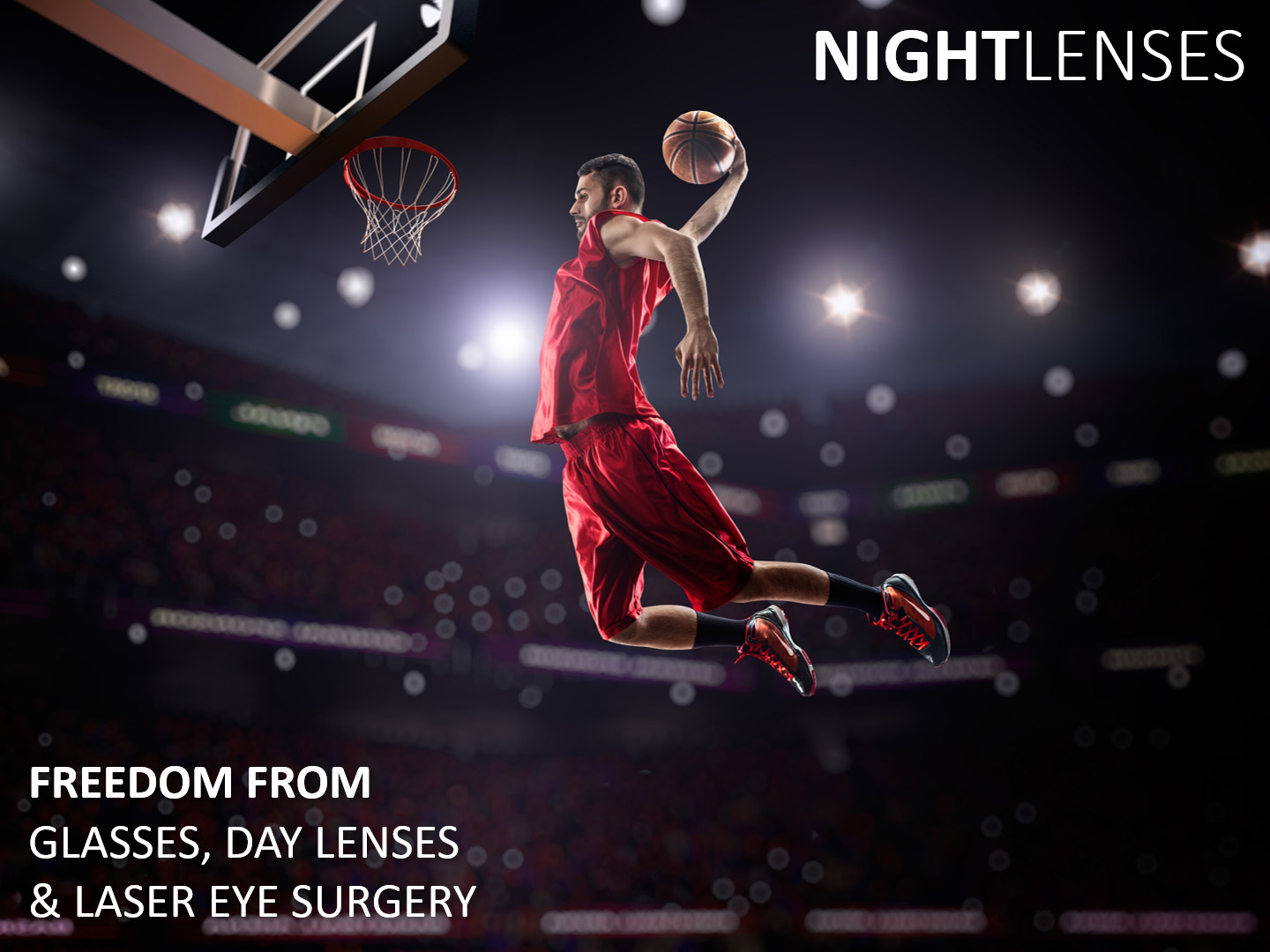 Night lenses - orthokeratology - orthok - sleep contact lens - basketball contact-lenses-for-golf